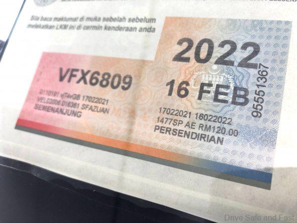 Volvo XC40 road tax fee same as Proton X50