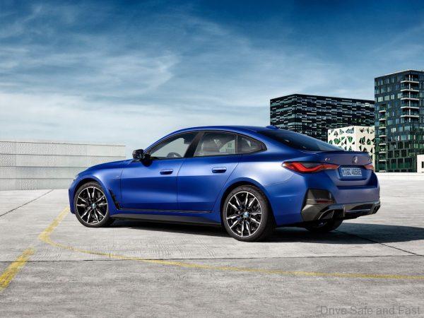BMW i4 M50 rear