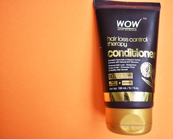 WOW skin science hair loss control therapy conditioner review