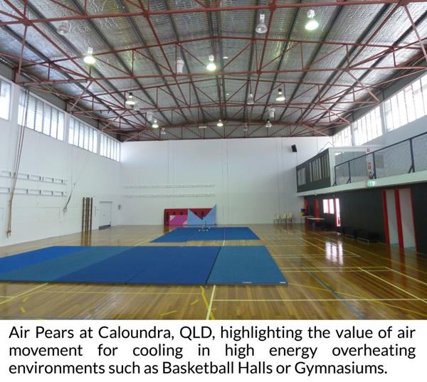 Can directional airflow cooling make buildings comfortable