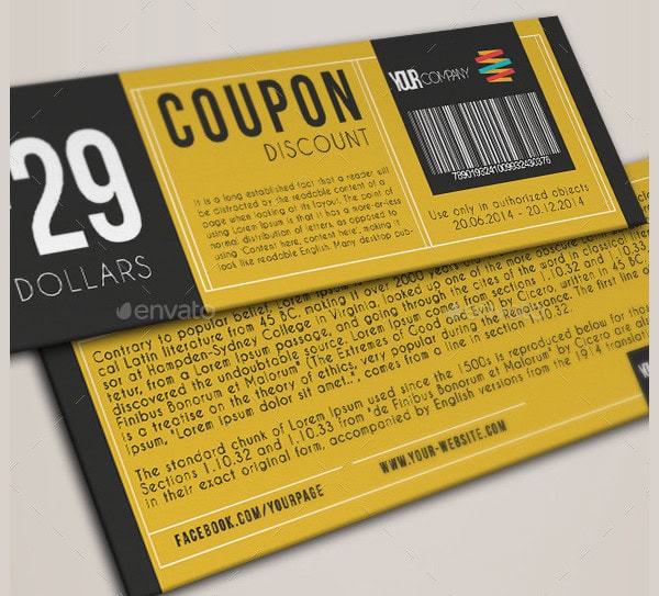 25+ customizable Coupon Templates - Free &amp; Premium Download