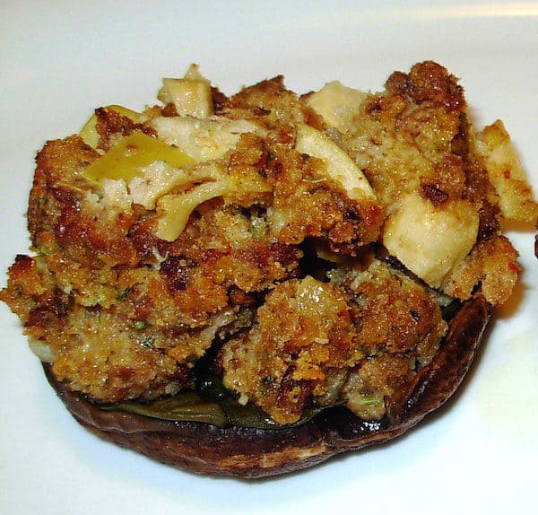 Party food! Stuffed Mushrooms.