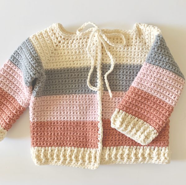 half sweater design for baby girl