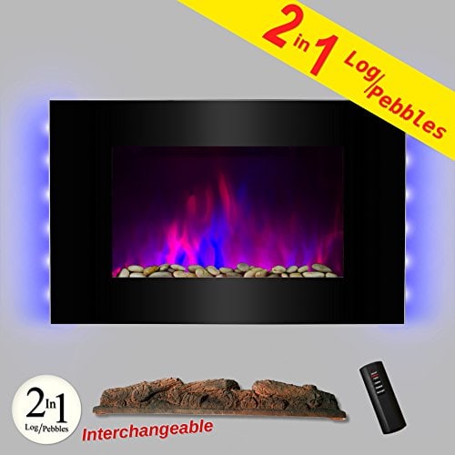 15 Best Wall Mount Electric Fireplace Reviews (2020)
