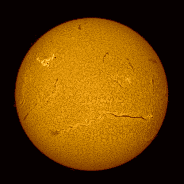 fotografare il sole