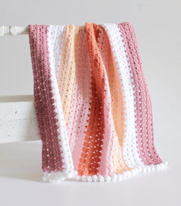 Four Crochet Modern Granny Blankets Four Crochet Modern Granny Blankets