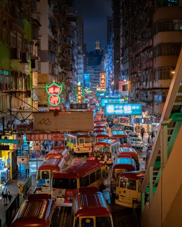 A rainy night in Mongkok
