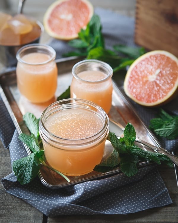 Grapefruit Jello Homemade Sparkling Grapefruit Jello