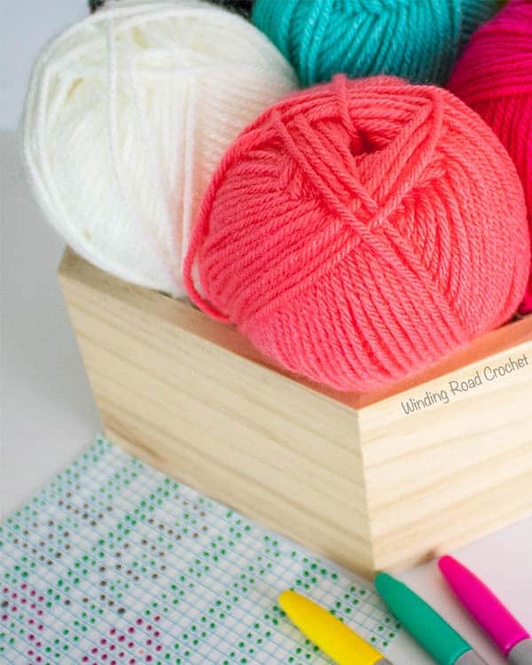 Find your Flock: Be You Flamingo Wallhanging is a fun corner to corner crochet project that will inspire you everytime you look at it. The C2C graph and written pattern are included. Plus tips and instructions for making your wallhanging look finished. Free crochet pattern. #freepattern #flamingo #crochet #C2C #cornertocorner #wallhanging