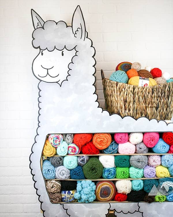 Organize your yarn storage for your New Year's Resolutions