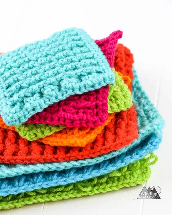 Learn to crochet beautiful texture stitches in the March Texture Madness Crochet A Long