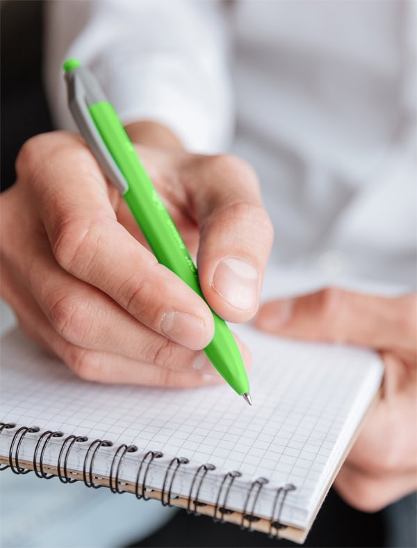 tips picture pen and notepad