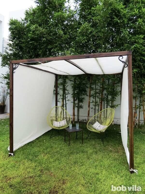 DIY CANOPY PORCH AWNING DESIGN IDEAS WITH MORE PRIVACY