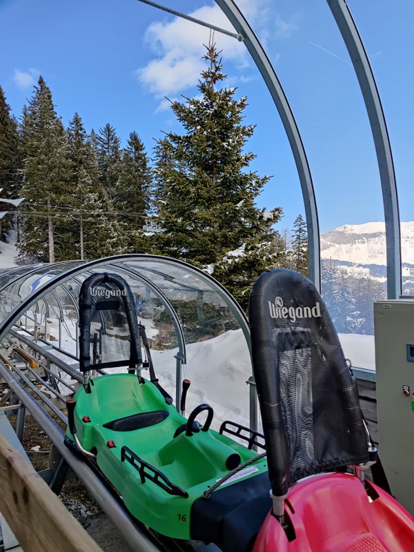 Rodelbahn Pradaschier Churwalden