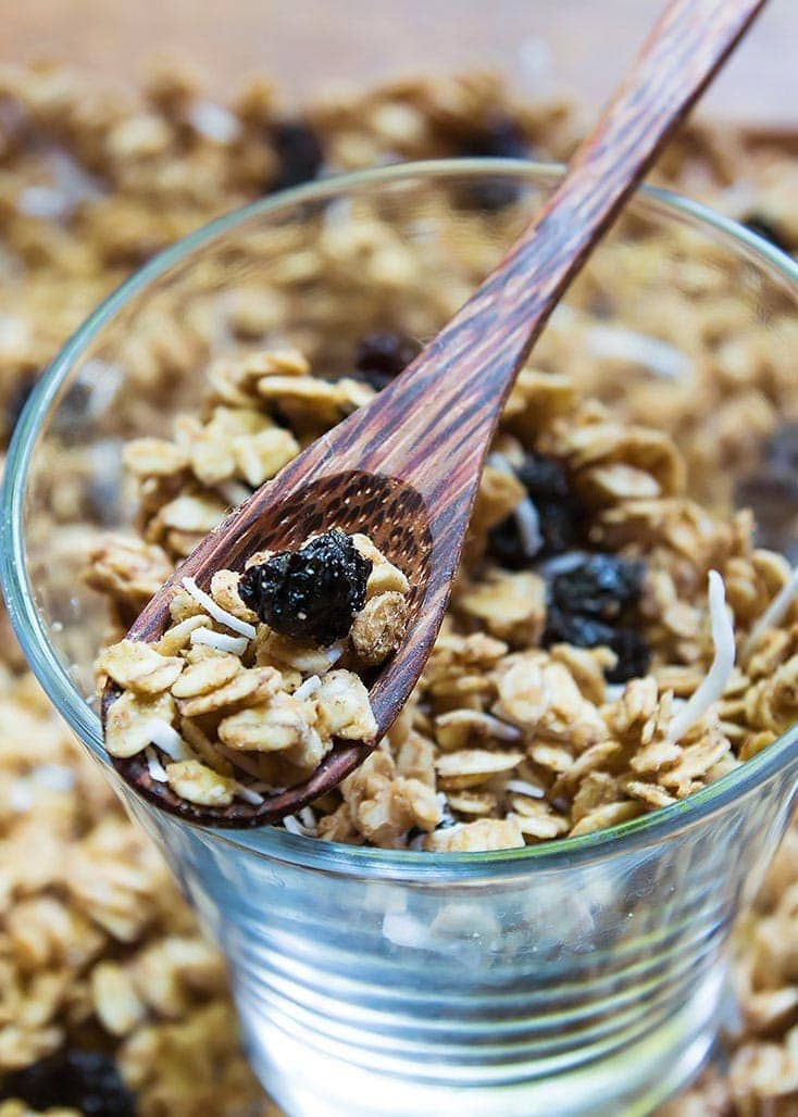 Peanut Butter Granola » LeelaLicious