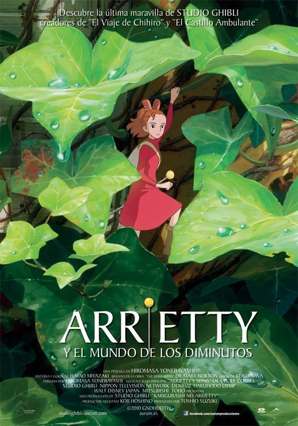 Portada de Arrietty en el mundo de los diminutos, en español
