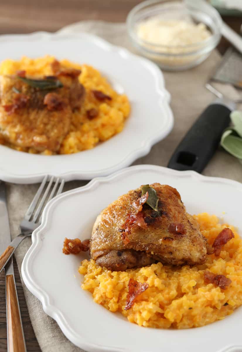 Alexia Low Carb Premium Sides with Prosciutto Sage Chicken Thighs