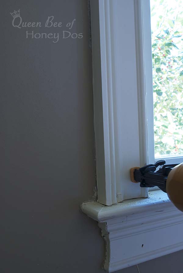 Installing window trim