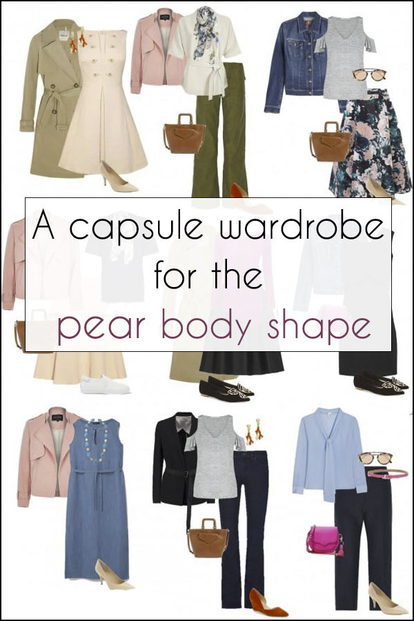 A Capsule Wardrobe For The Pear Body Shape 40plusstyle Com