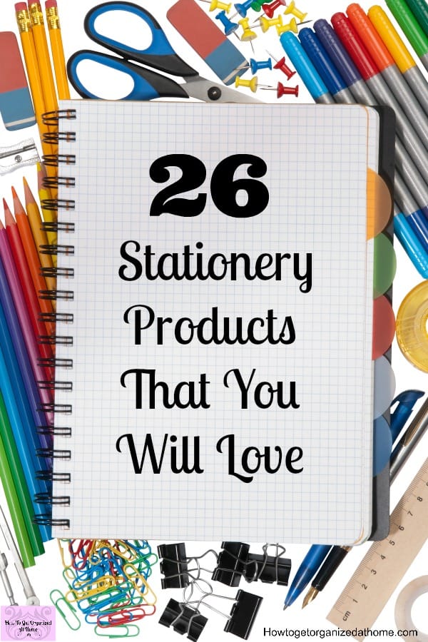 26 Stationery Products That You Will Love Looking for stationery products that others will love or add to your ever-growing stationery supply? This list is just some of the amazing stationery products that I love!