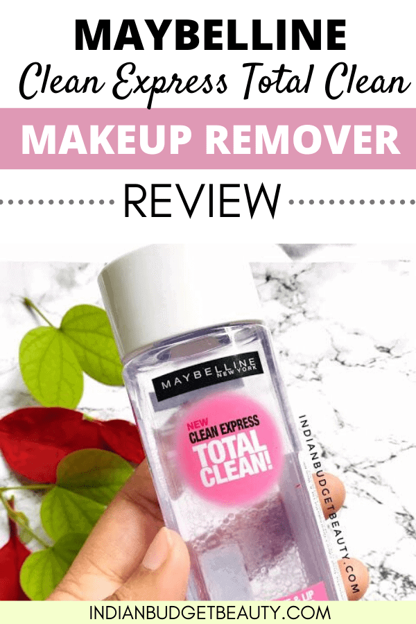 Maybelline Clean Express Total Clean Makeup Remover Review Maybelline Clean Express Total Clean Makeup Remover Review
