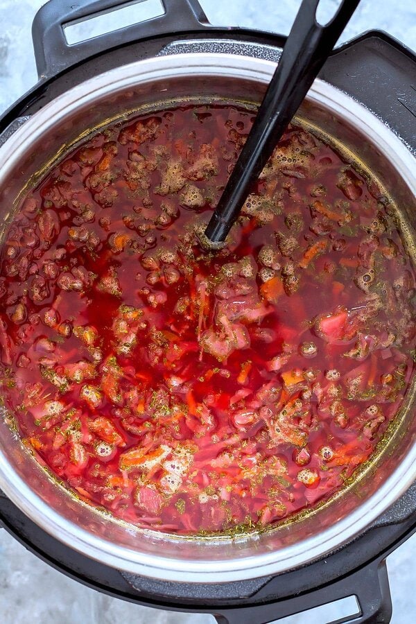 Instant Pot Borscht » LeelaLicious