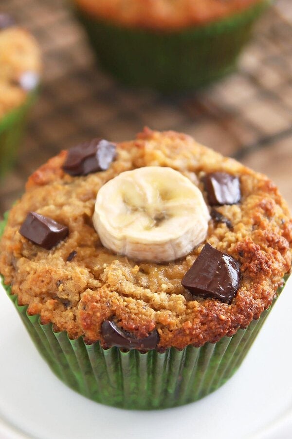 Coconut Flour Banana Muffins Leelalicious