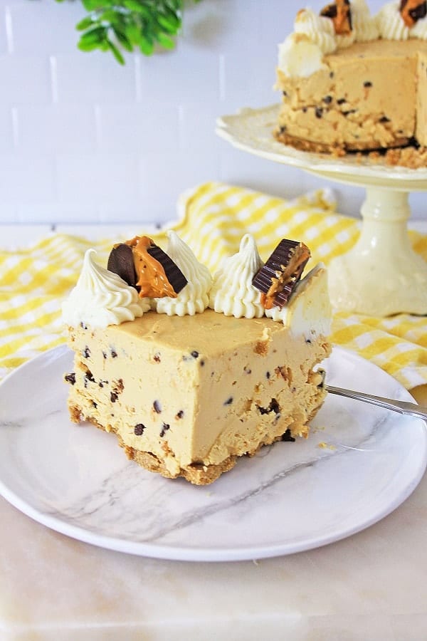 Creamy Peanut Butter Cheesecake Moore Or Less Cooking Today i show you my favourite clean and tasty way to eat greek yogurt. creamy peanut butter cheesecake moore