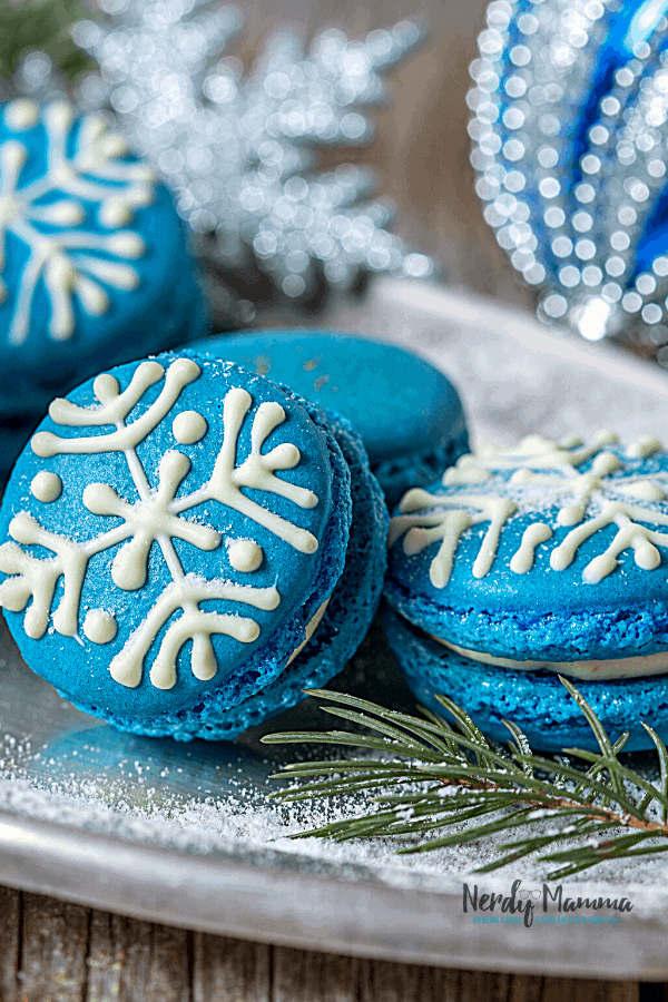 Easy blue winter cookies