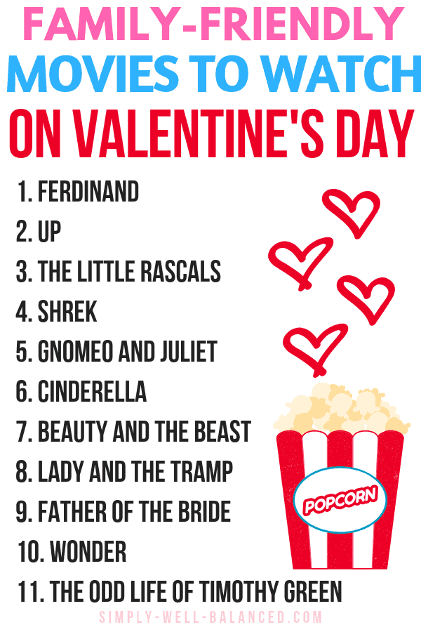 The Best List of Family Friendly Valentine's Day Movies for Kids