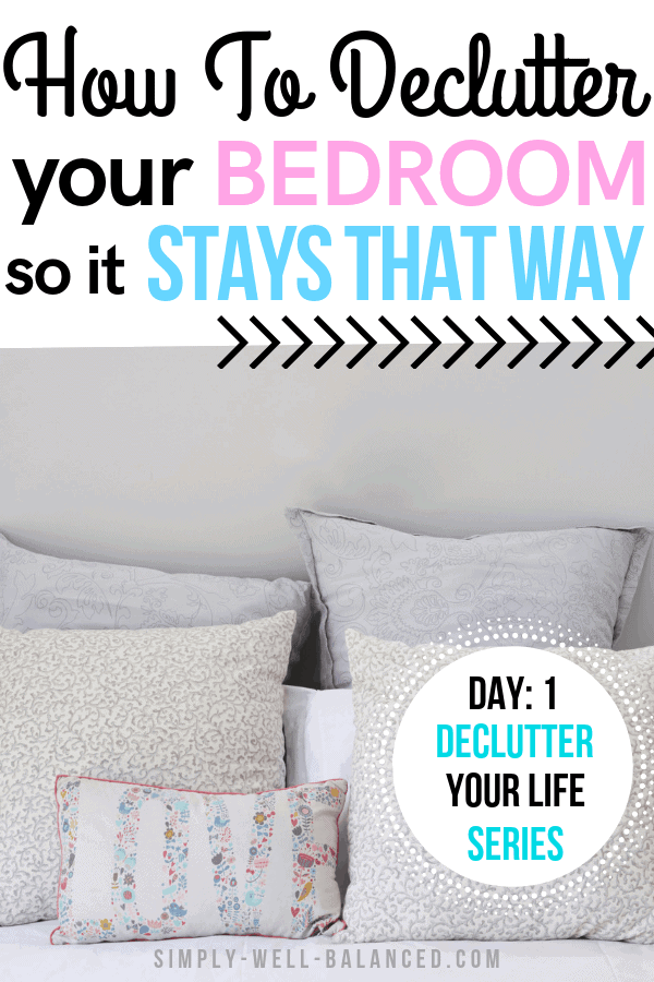 How to maintain a clutter free bedroom