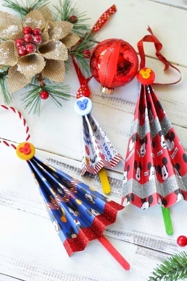 Disney Accordion Tree Ornaments The Farm Girl Gabs