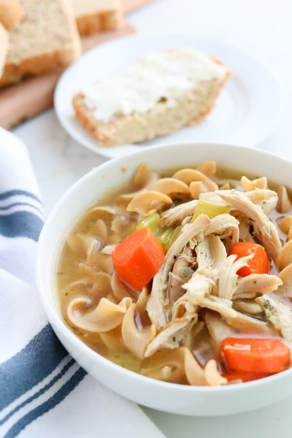 Instant Pot Pressure Cooker Short Cut Chicken Noodle Soup