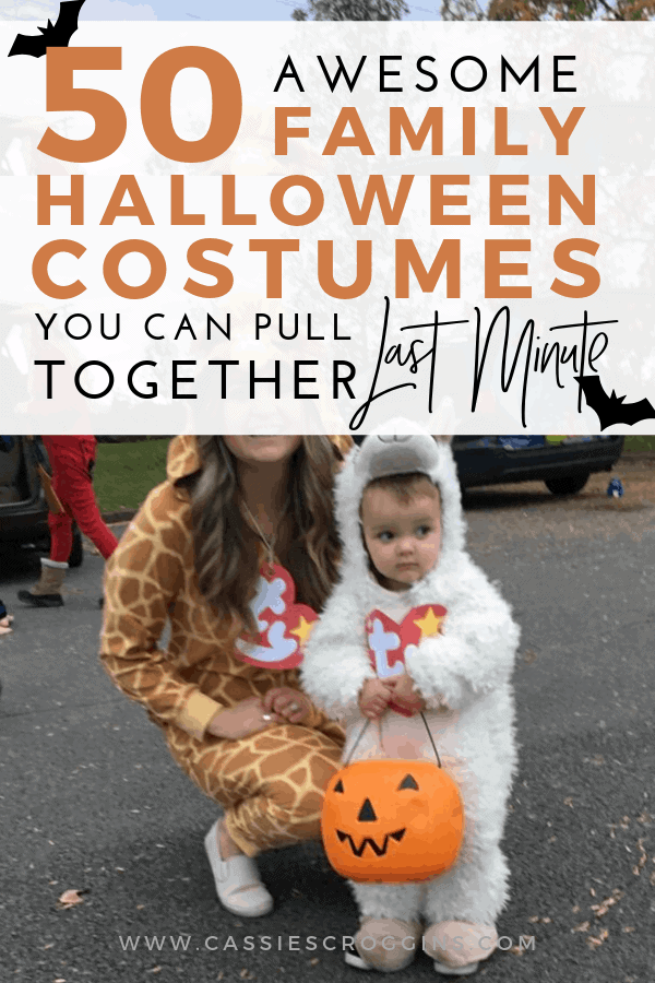 diy last minute family halloween costumes