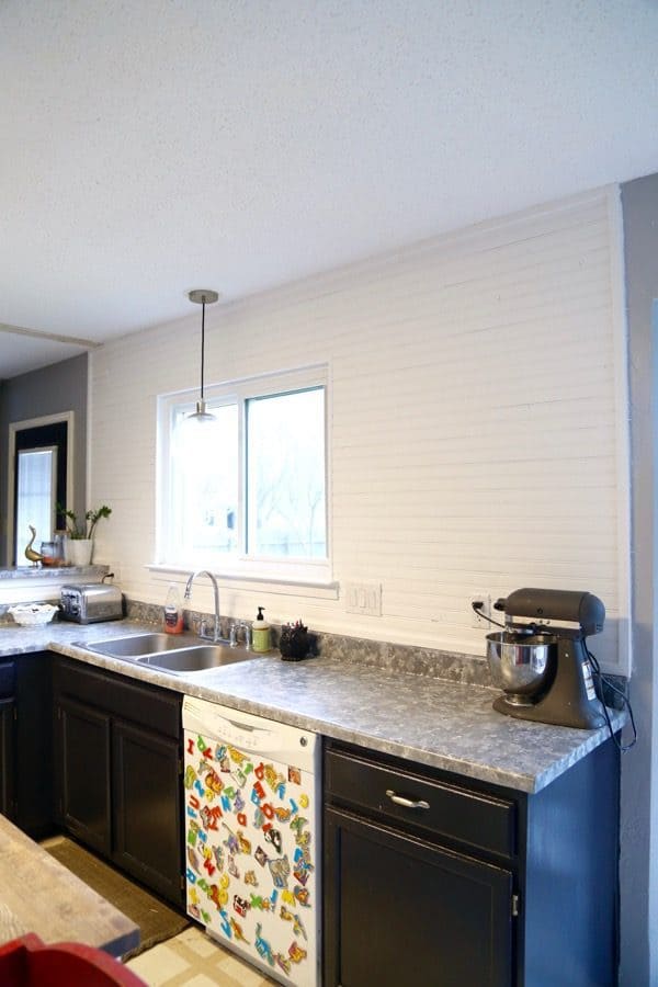 beadboard backsplash installation