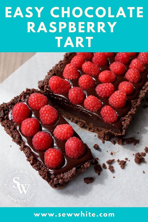 Chocolate Truffle Raspberry Tart 5 Ingredient Raspberry Truffle Tart Recipe