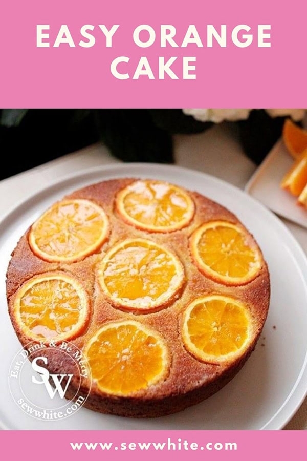 easy orange cake pin
