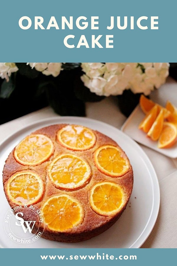 orange juice cake pin