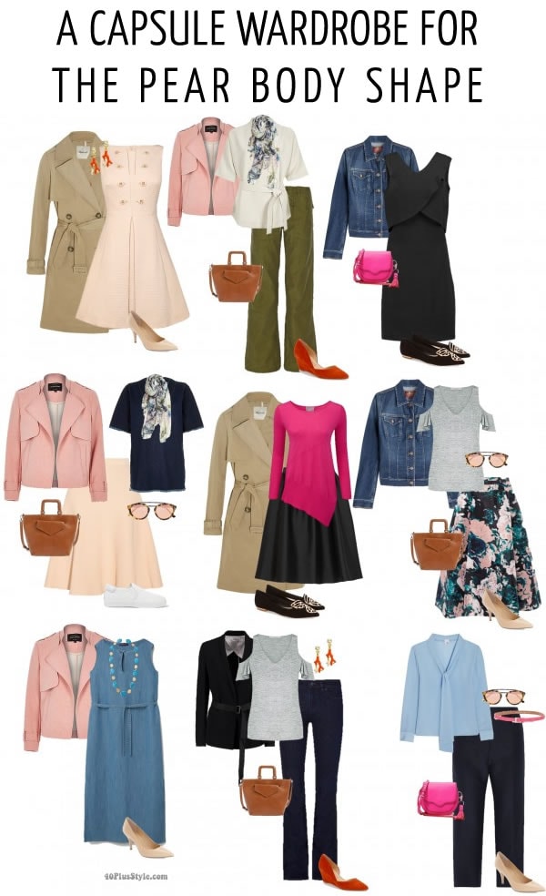 outfits to suit pear shapes