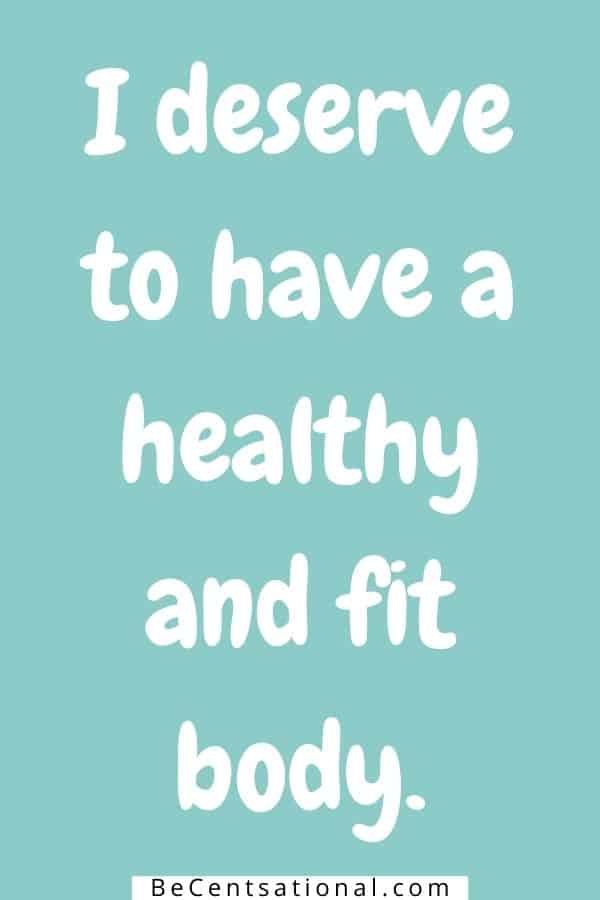 Weight Loss Affirmations