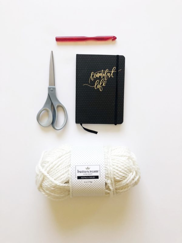 Couverture de point de maille moderne au crochet