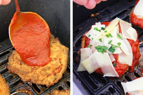 breaded chicken parmesean