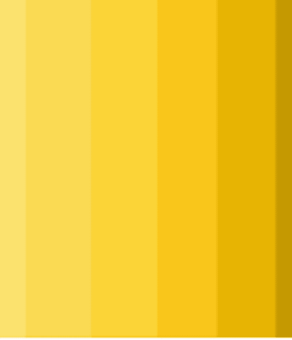 shades of yellow green how many shades of yellow are there