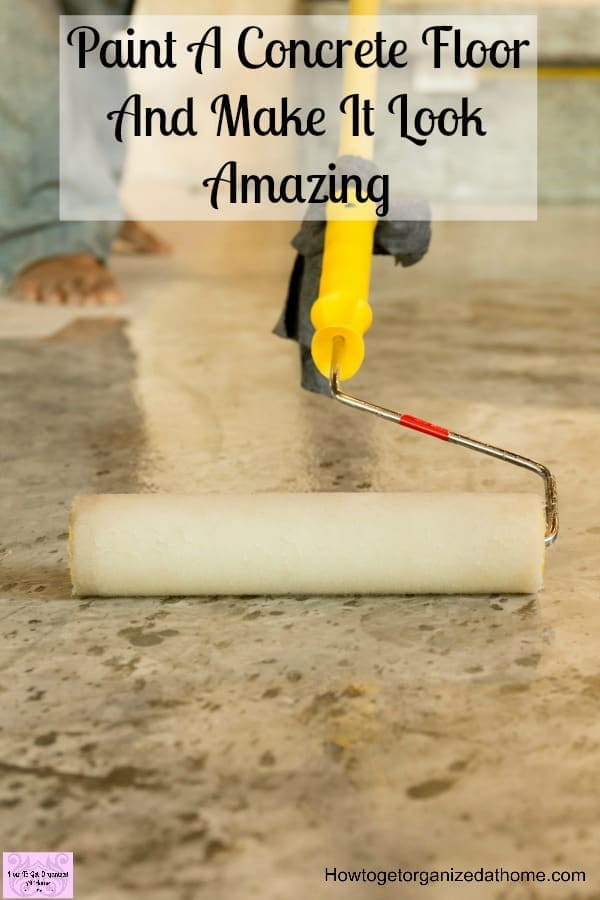 Have you tried to paint a concrete floor? I’ve been looking into the different options and techniques for the best floor paint and styles to try! There are a lot more options when painting a concrete floor than I imagined!
