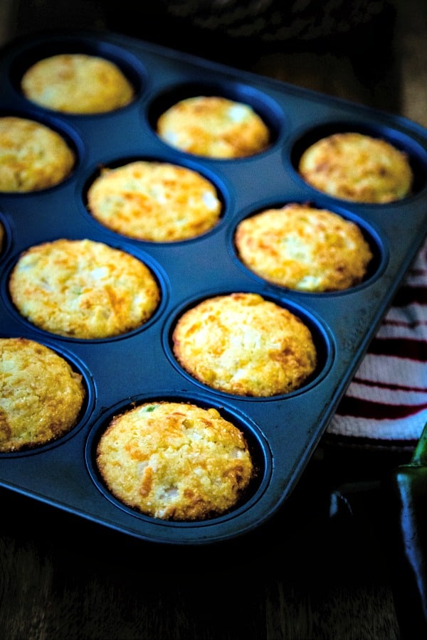 Mexican Cornbread Muffins, Moist and Cheesy! - Life, Love, and Good Food