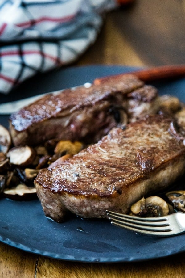 Steakhouse-Quality Pan-Seared New York Strip Steak | Life, Love, and ...