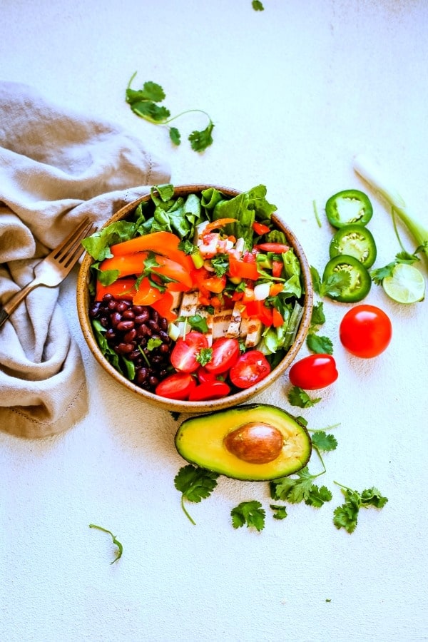 Tex Mex Chicken Salad With Pico De Gallo Life Love And Good Food