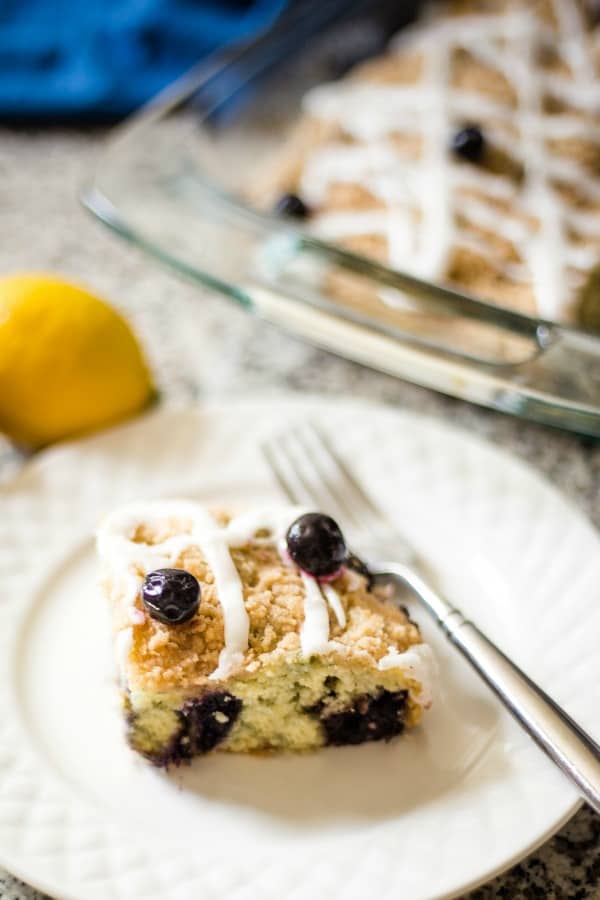 vegan blueberry crumb cake