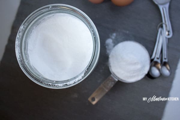 Low Carb Powdered Sugar (Sugar Free, THM, Keto) #trimhealthymama #thm #gentlesweet #lowcarb #keto #sugarfree #healthy