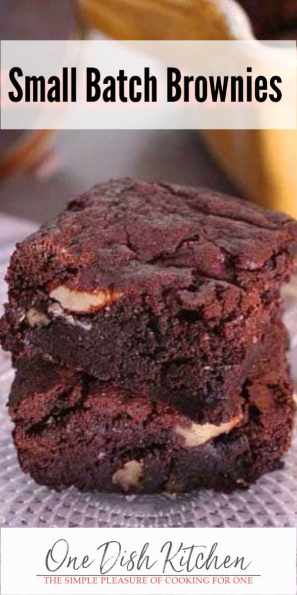 Brownie Recipe For One One Dish Kitchen